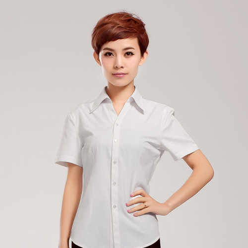 夏装工作服衬衫<em>女短袖</em>工装衬衣短袖<em>职业装</em>修身