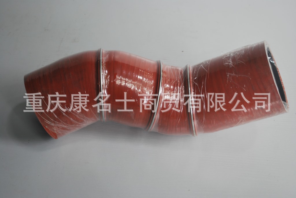 硅胶高温管KMRG-466++500-弯管100X弯管-内径100X耐高温胶管,红色钢丝3凸缘3Z字内径100XL420XL380XH170XH190-6