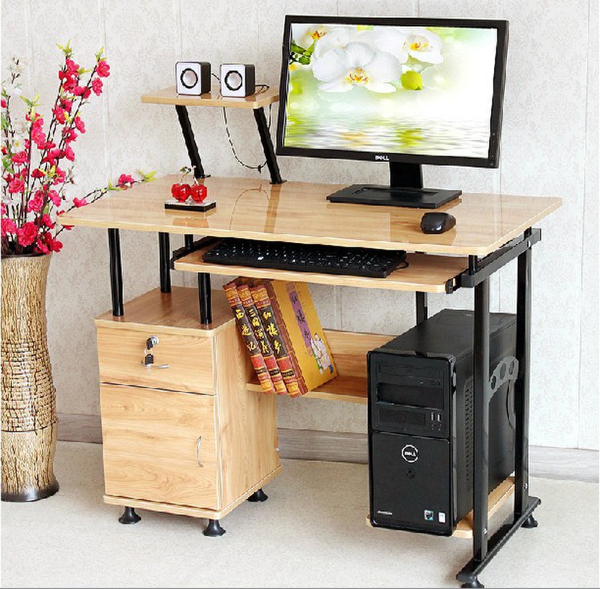 【简易台式电脑桌家用简约时尚办公桌儿童学生