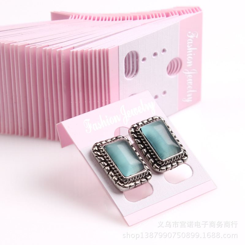 批发采购饰品展示架-英文耳环卡 耳钉首饰卡片