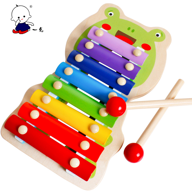 宝宝儿童益智玩具敲打乐器一1-2-3岁八音琴欢