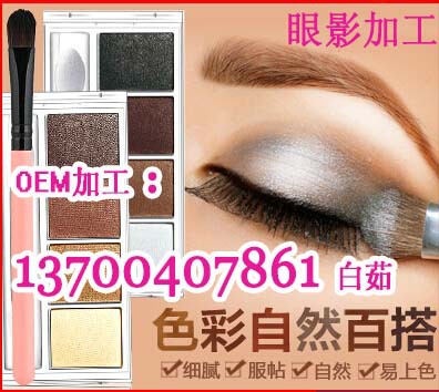 多色眼影OEM加工 眼部彩妆OEM代加工贴牌