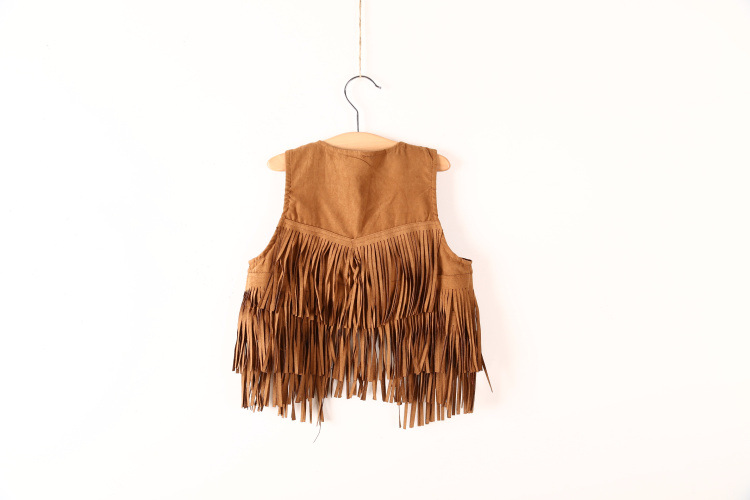 【2014秋季新品 <em>儿童流苏马甲背心</em> 外贸童装批