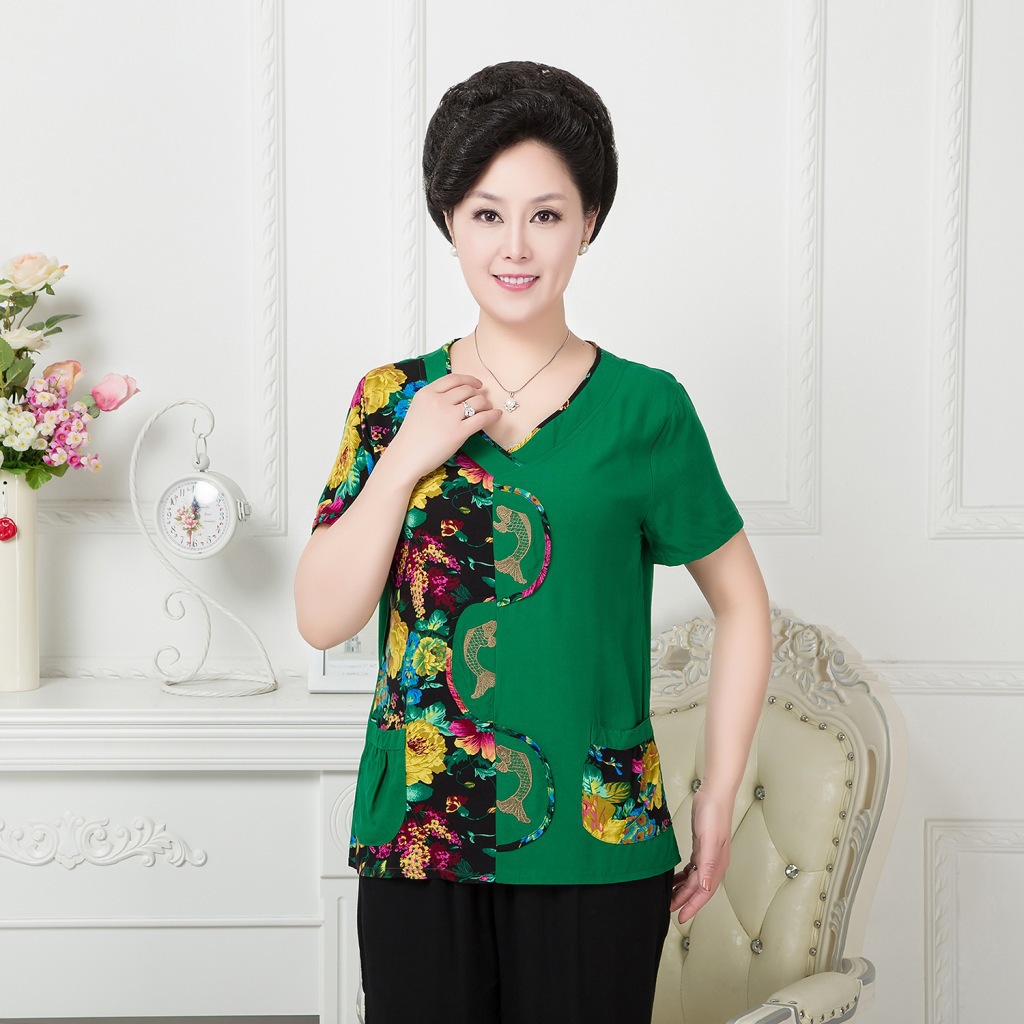 批发采购中老年女装-民族风品牌中老年妈妈装