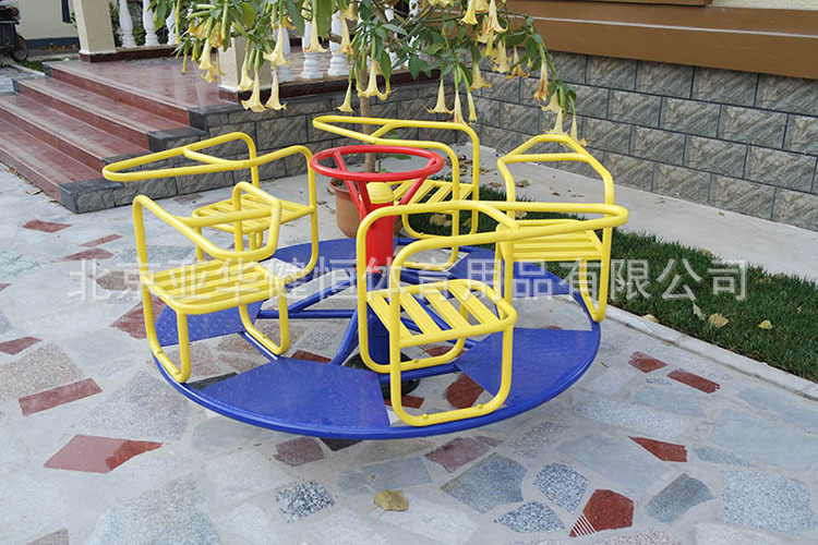 供应小区儿童转椅 社区儿童健身器材 健身路径儿童器材 儿童转椅