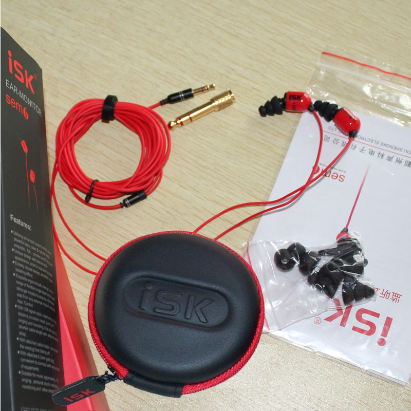 耳机-ISK-SEM6 监听耳塞 ISK监听耳塞 入耳式
