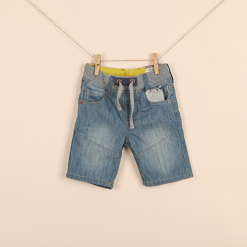 2014夏款<em>欧美</em>款 男童水洗牛仔<em>短裤</em> <em>儿童短裤</em> 外