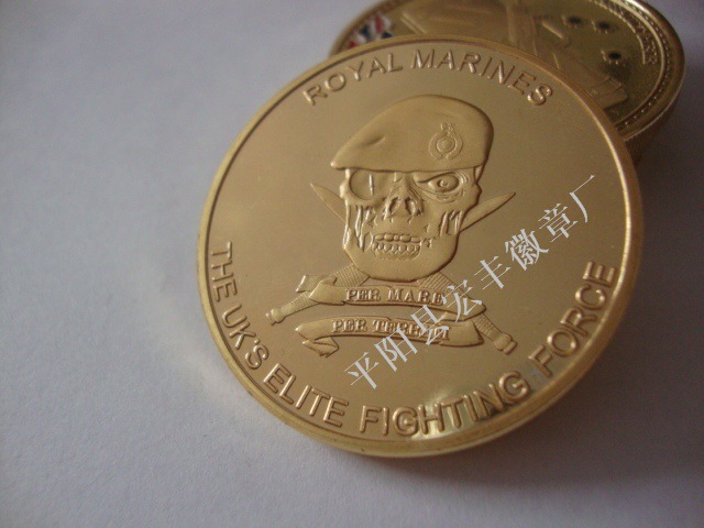 英国皇家海军陆战队 纪念币(厂家直销) 图片