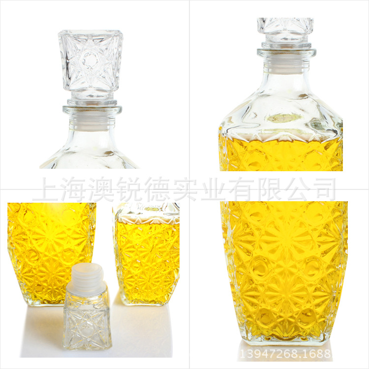 玻璃瓶高档红酒瓶 玻璃储酒器密封泡酒瓶葡萄酒自酿容器...X