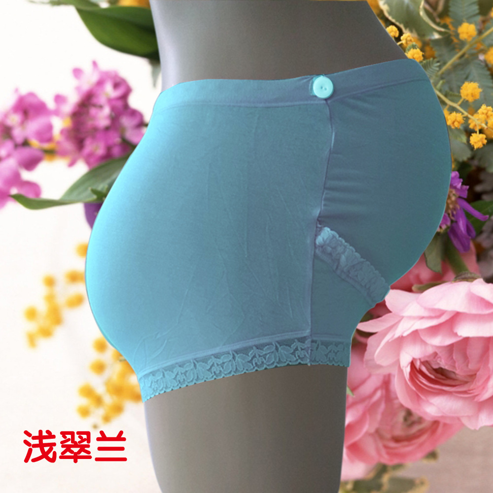 纯全棉<em>孕妇内裤</em> 可调节大码高腰托腹<em>内裤批发</em>