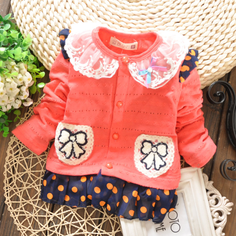 韩版童裙 2014春季新款<em>女童开衫裙</em>L32 空心口