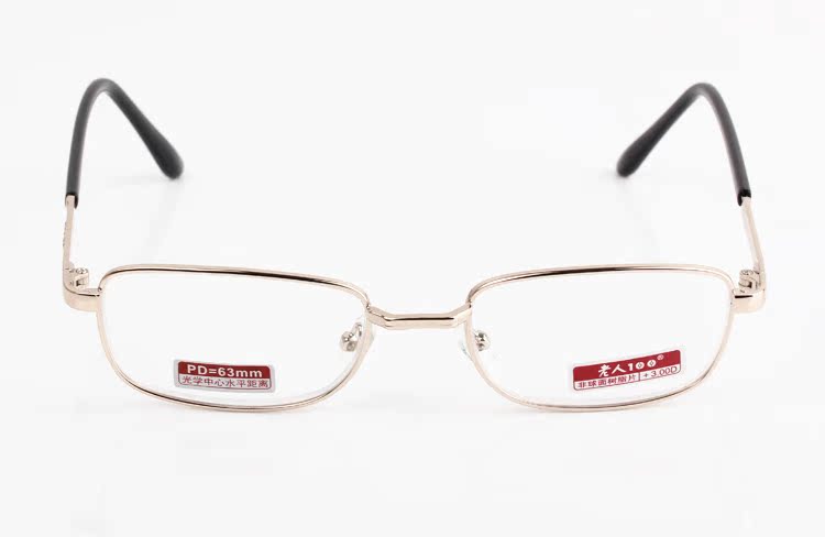 廠家直銷 老人100高檔超清晰光學(xué)玻璃老花鏡 男女抗疲勞814玻璃