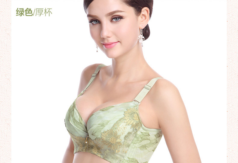 <em>文胸</em>-<em>品牌文胸枫叶</em>情人聚拢调整型文胸 深V性