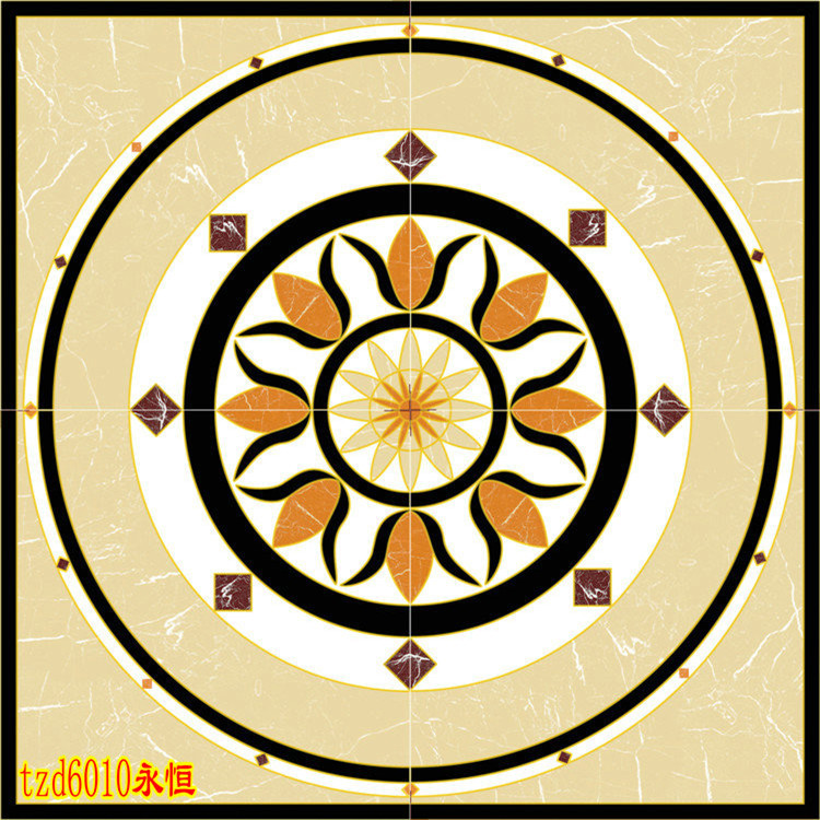 特价佛山瓷砖1200x1200抛晶砖拼花拼图 客厅地砖 釉面砖 地板砖