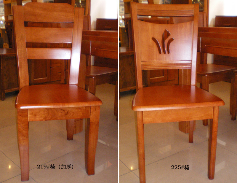 厂家直销品质保证批发橡木实木餐台餐椅225#普通款
