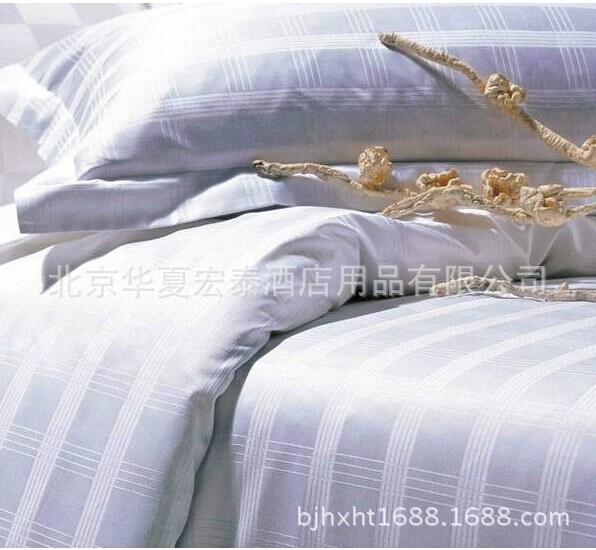 床单、被单-五星级酒店床上用品 全棉四件套春