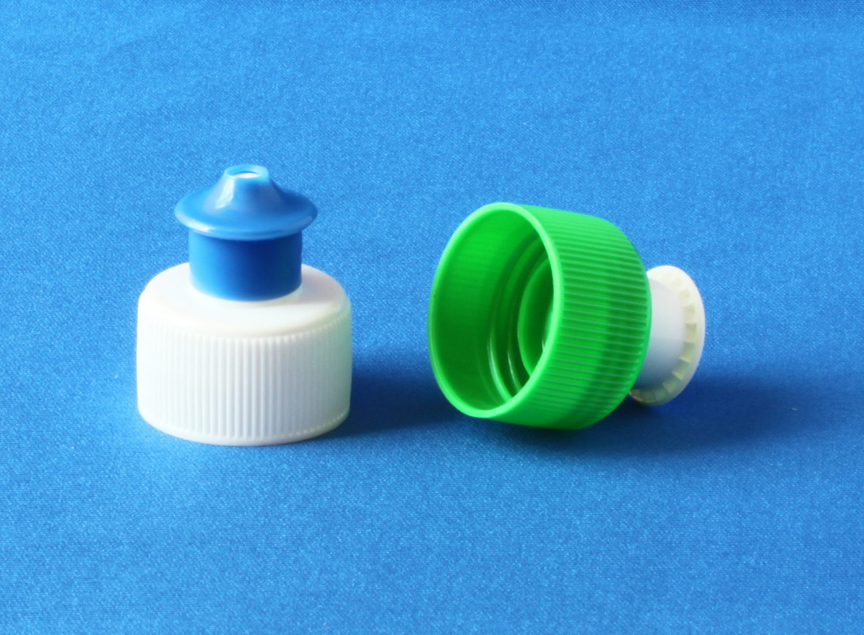 detergent push pull cap