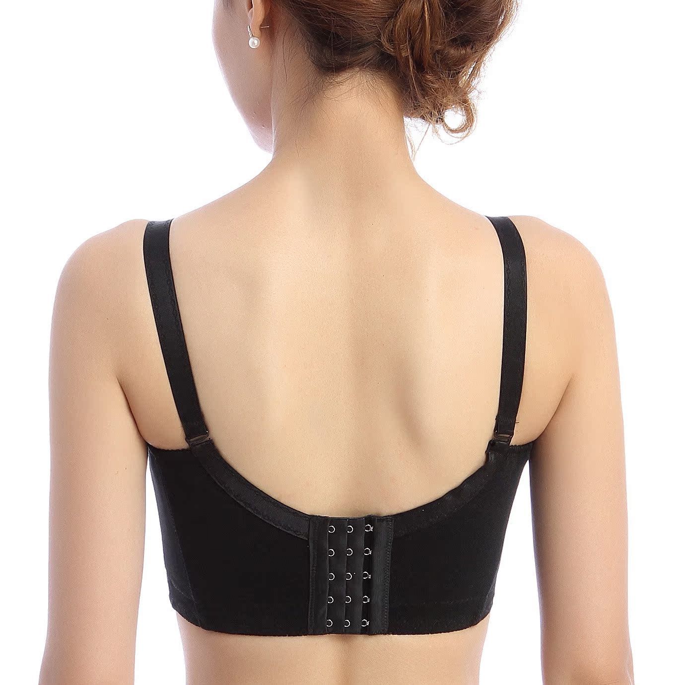 <em>文胸</em>-夏天<em>5排扣</em>专业防副乳薄款本命年红色<em>文胸</em>