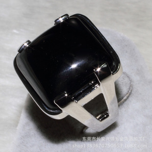 批发采购手饰-热销 镀白金 铜材<em>黑玛瑙</em>饰品 YR