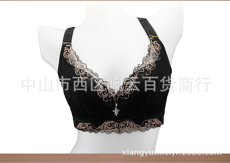 <em>文胸</em>-厂价<em>批发俏姿芳</em>网纱花纹蕾丝提花内衣上