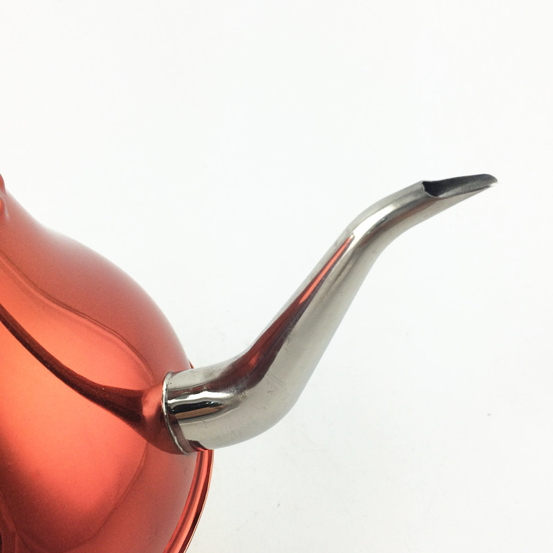 Stainless steel non-magnetic kettle, tea set, colorful fine-spout teapot, Arab court teapot, creative craft teapot, tea set, court teapot, made of high-quality stainless steel, tableware, tea set, with a spout kettle pic 16