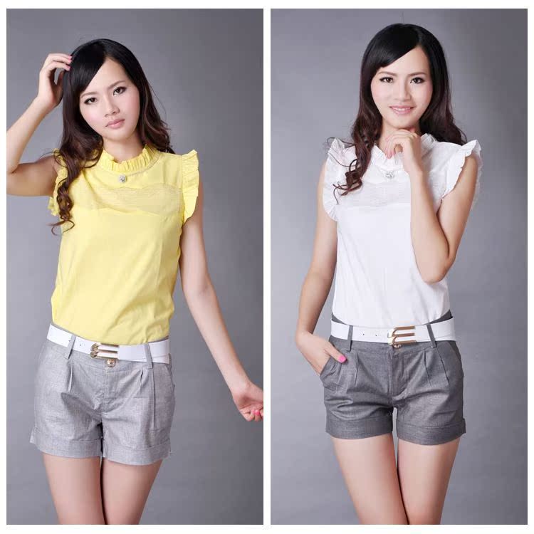 春夏文艺范百搭显瘦休闲<em>短裤女士</em>新款<em>夏装</em>热裤