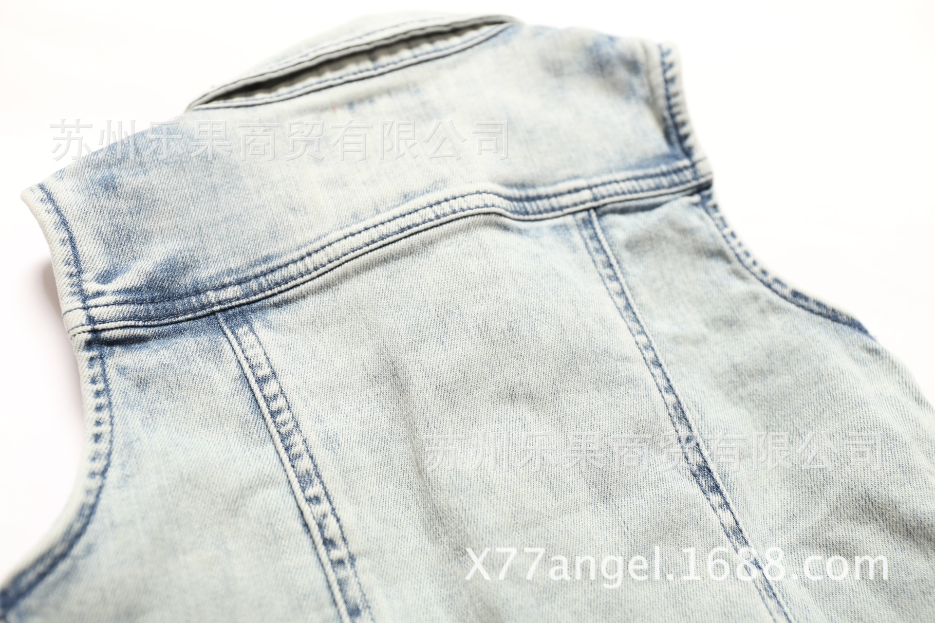 童<em>马甲</em>-外贸童装 <em>猫</em>抓水洗<em>白</em>儿童牛仔<em>马甲</em>背心