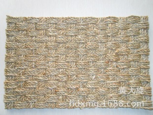 供应编织工艺品原料——水草绳地毯