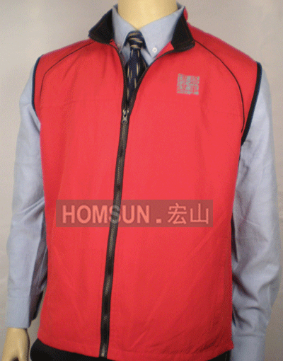 红色定制立领<em>马甲</em> 广告背心促销<em>马甲</em>工作服 活