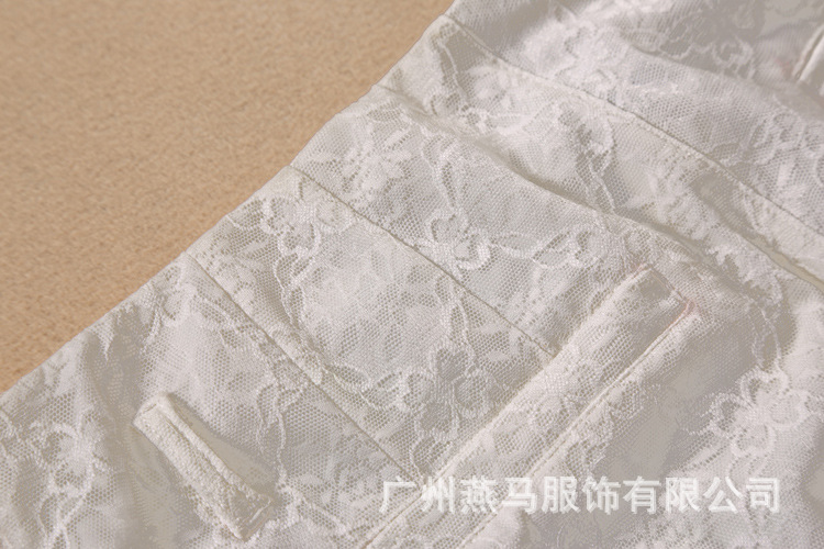 批发采购<em>女式</em>休闲裤-燕马 2014夏装<em>雷丝短裤</em> 