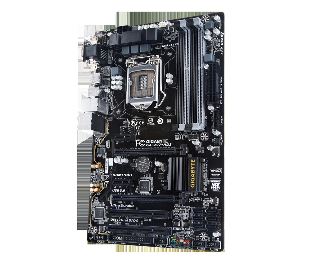 【主板批发】技嘉ga-z97-hd3 lga1150 正品行货 三年质保