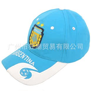 购帽子-2014巴西世界杯鸭舌帽 阿根廷足球队球
