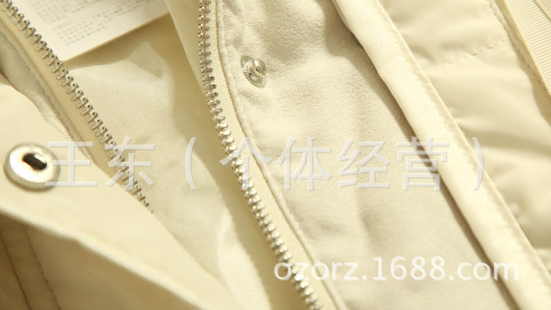 2014新款女装 时尚百搭 抗风防寒 羊羔毛领皮质