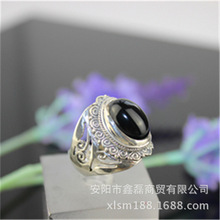<em>黑玛瑙女戒指</em>_<em>黑玛瑙女戒指</em>价格_优质<em>黑玛瑙</em>