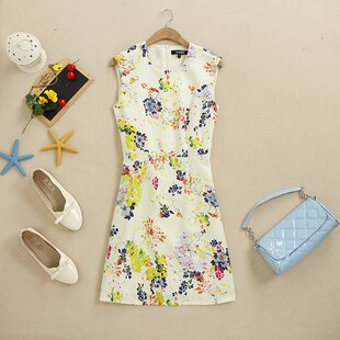 <em>批发</em>采购连衣裙-<em>歌莉娅</em>2014夏装新款韩版<em>女装</em>