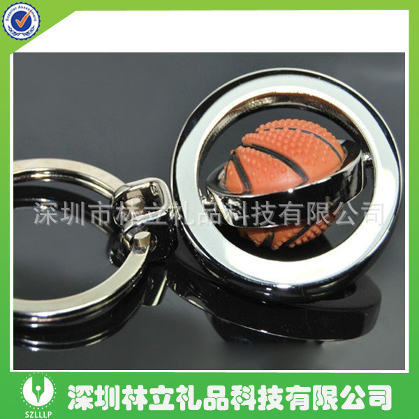 【【厂家直销】新款高档足球投影钥匙扣 广告