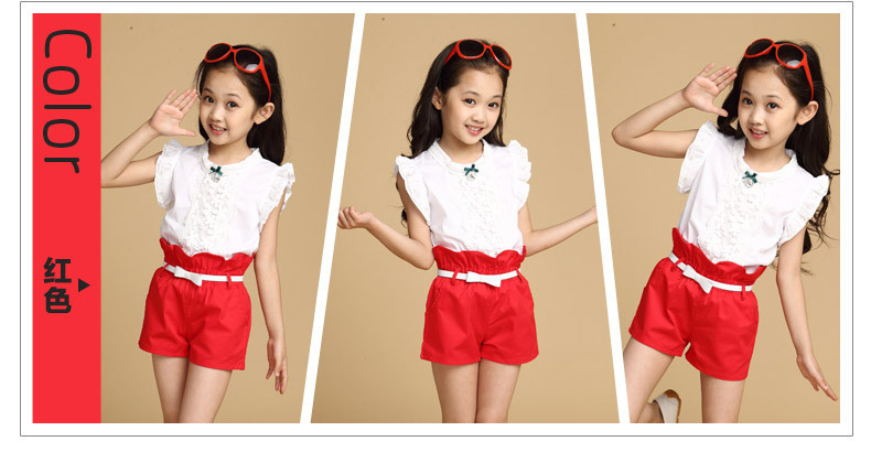 童<em>套装</em>-六一<em>儿童</em>节<em>女</em>童装夏装2014新款中大童