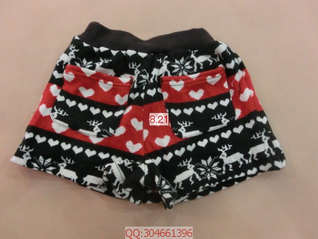 童裤-外贸原单<em>短裤秋冬</em>款<em>女童</em>百<em>搭配</em>打底裤短