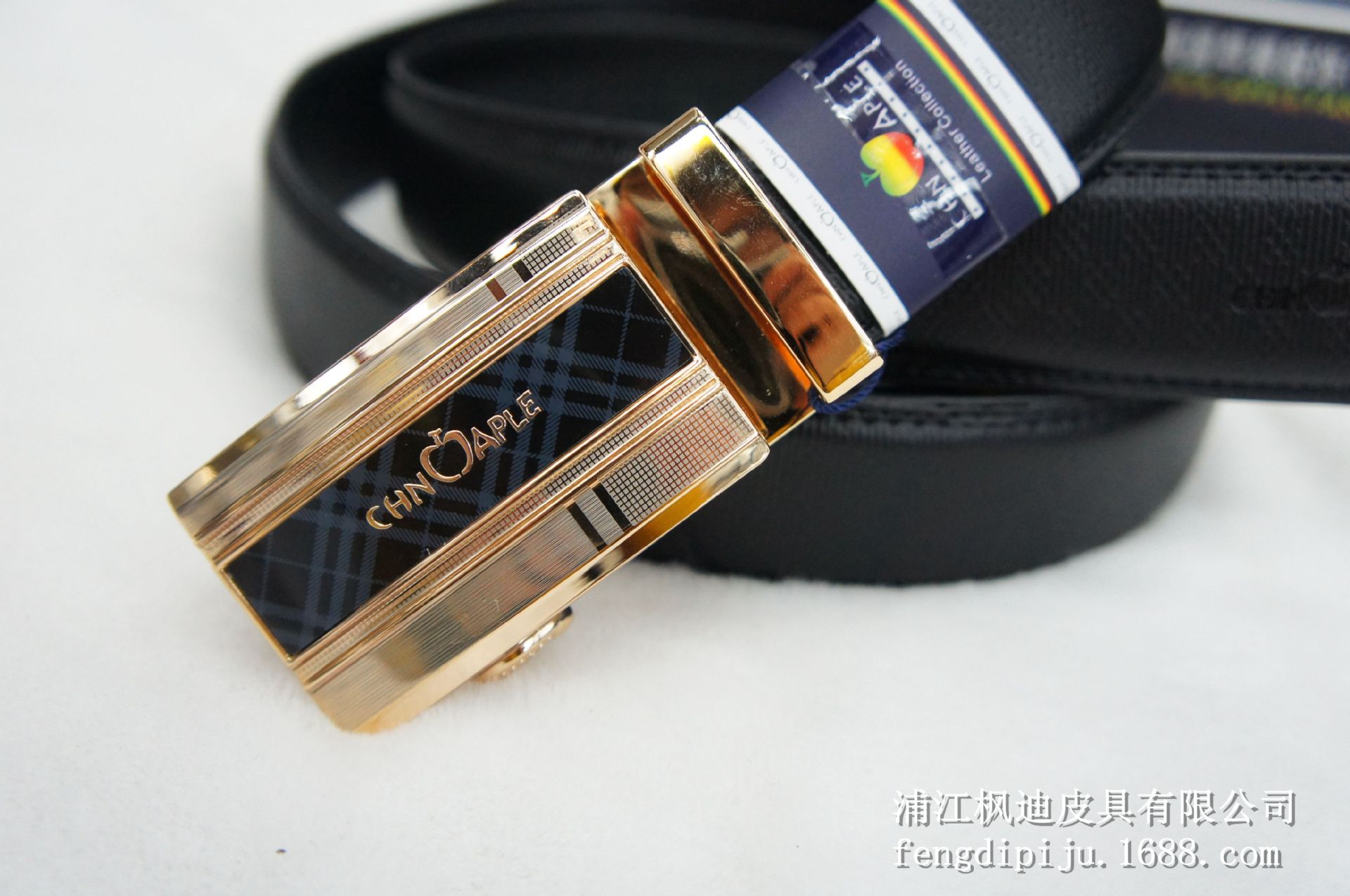 美国苹果真皮腰带时装皮带男士二层皮休闲自动