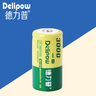 德力普2号充电电池2号电池充电c型二号充电电池3000毫安
