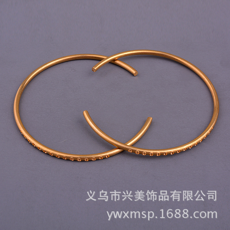 圆铜丝切口耳环圈 (2)