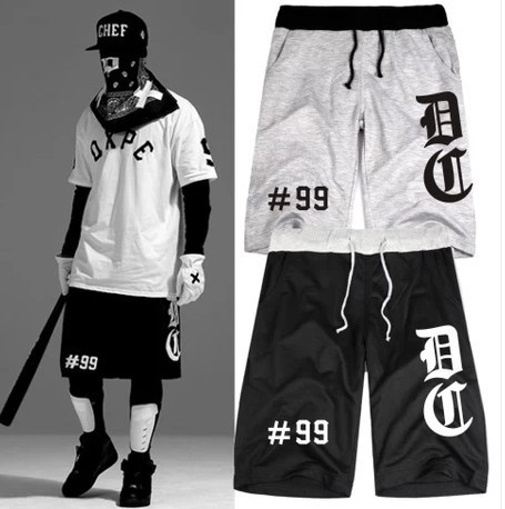 <em>男女短裤</em>欧美暗黑DXPE潮牌DopeChef99号叉