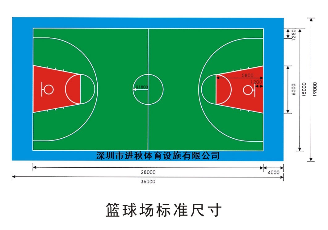 进秋丙烯酸篮球场篮球架 硬地丙烯酸球场施工方案 广州丙烯酸球场