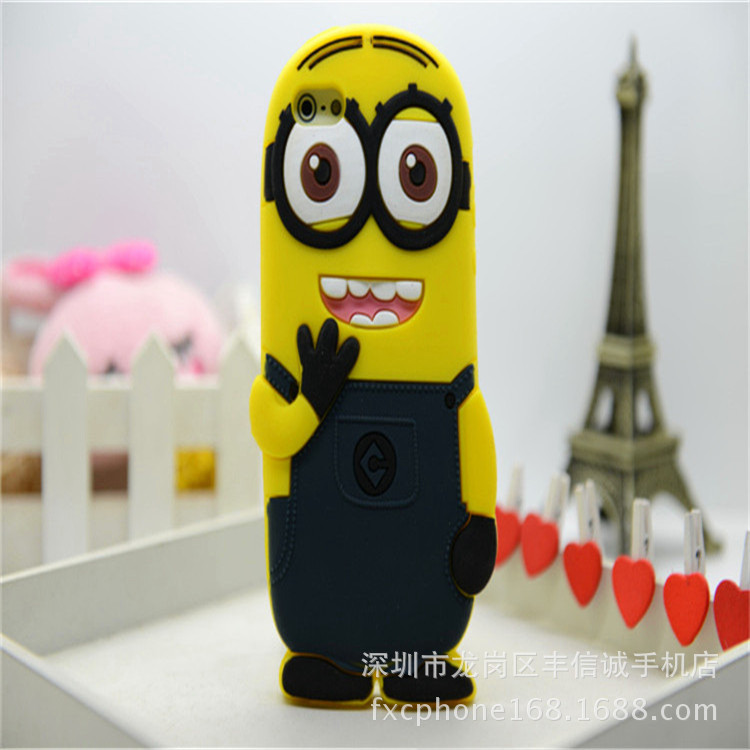 手机保护套-苹果5手机壳 iPhone5S手机套 小黄
