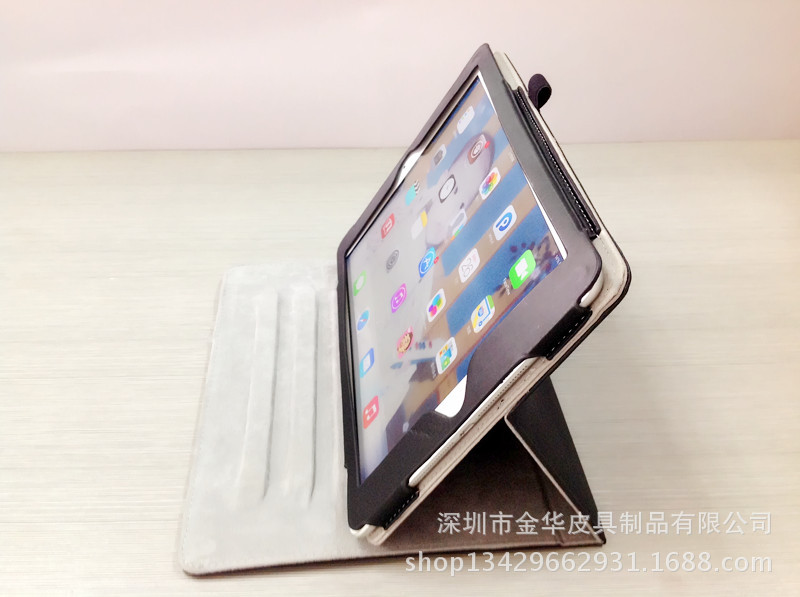 ipad5带三档位卡带支架皮套