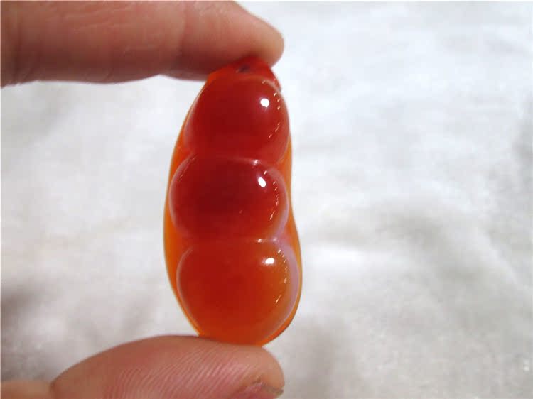 供应天然巴西玛瑙平安豆 四季平安豆 礼品 玉器工艺品 玉a货 批发
