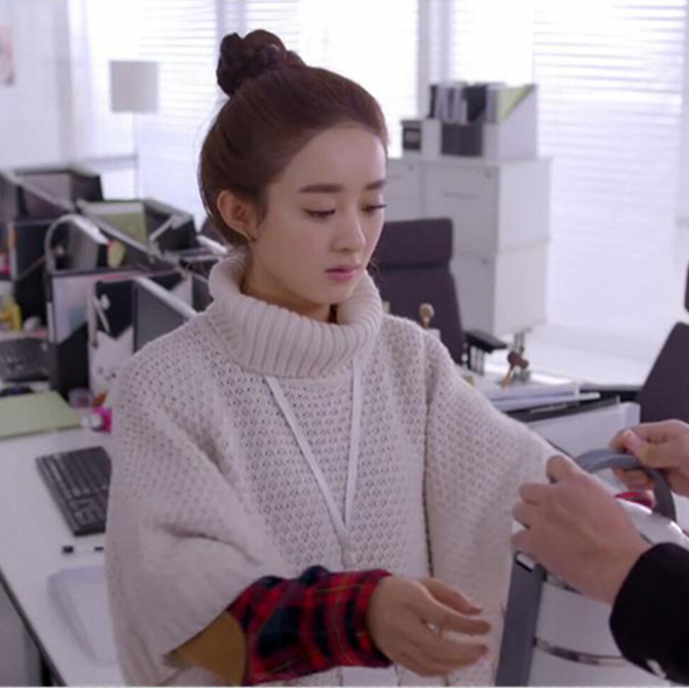 <em>杉杉来了赵丽颖</em>薛杉杉同款秋冬新款五分袖斗篷