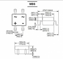 厂家销售 mb6s 整流桥 mb6s 贴片整流桥 0.8a 600v mb6s