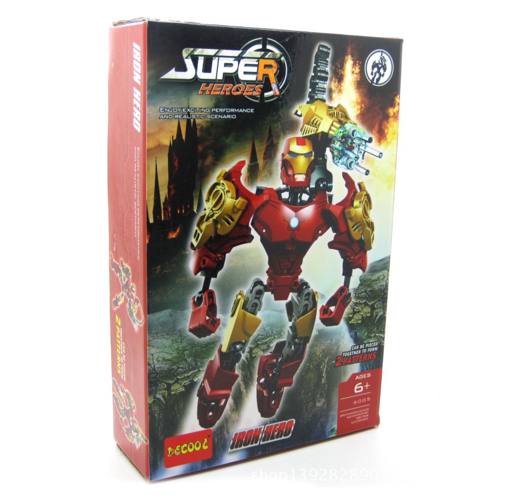 积木-得高超级英雄复仇者联盟钢铁侠美国队长