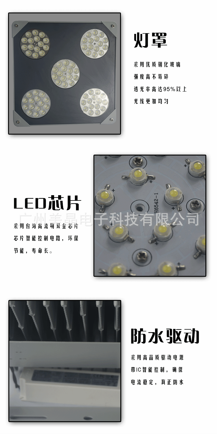 LED泛光灯具有使用寿命长等特点